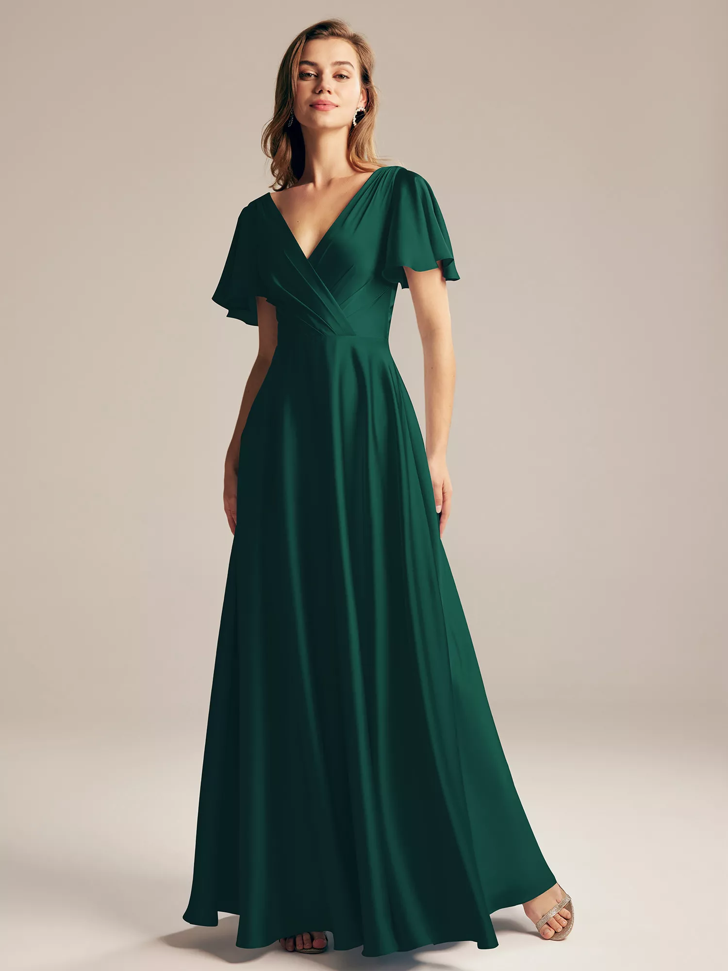 green emerald velvet dress Hunter Green Maxi Dress with Silver Jewels