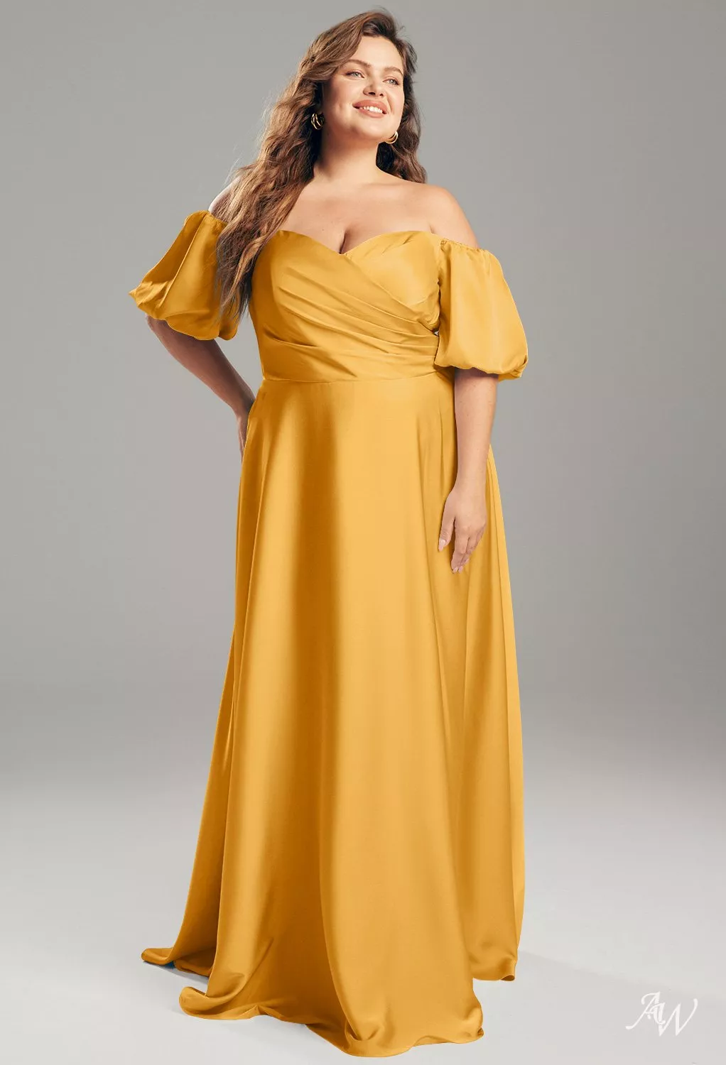 mango fall dresses Midi Skirt Cowl-Neckline Bridesmaids or Cocktail Dress BD103 – Sparkly Gowns main image 1