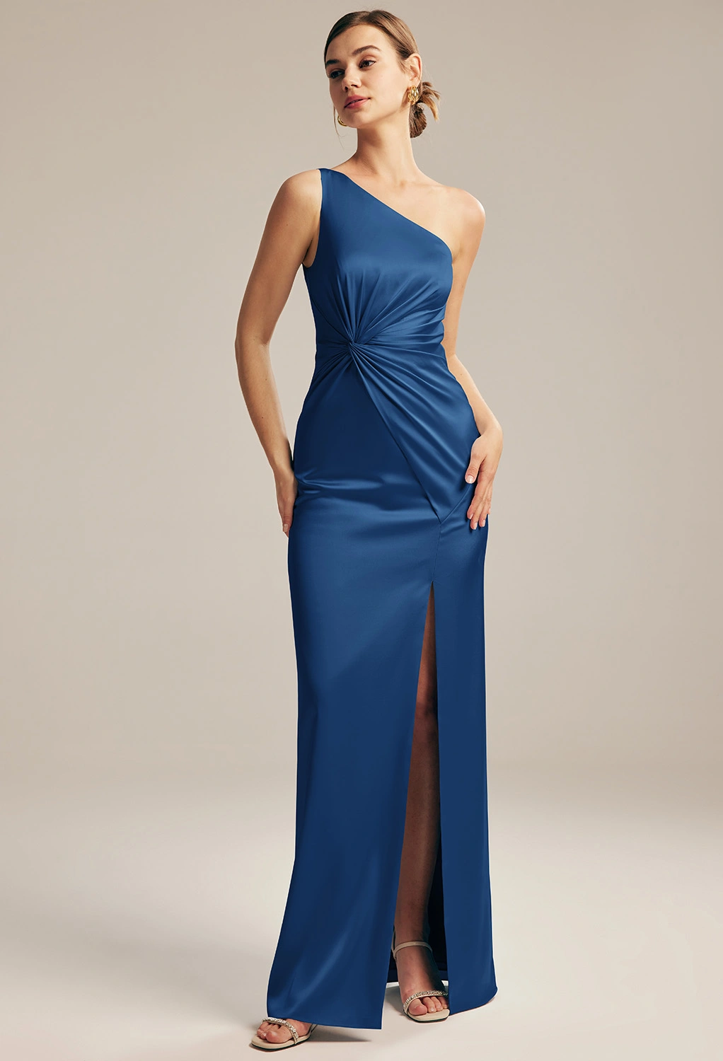 sachin and babi light blue dress Navy Evening Gowns