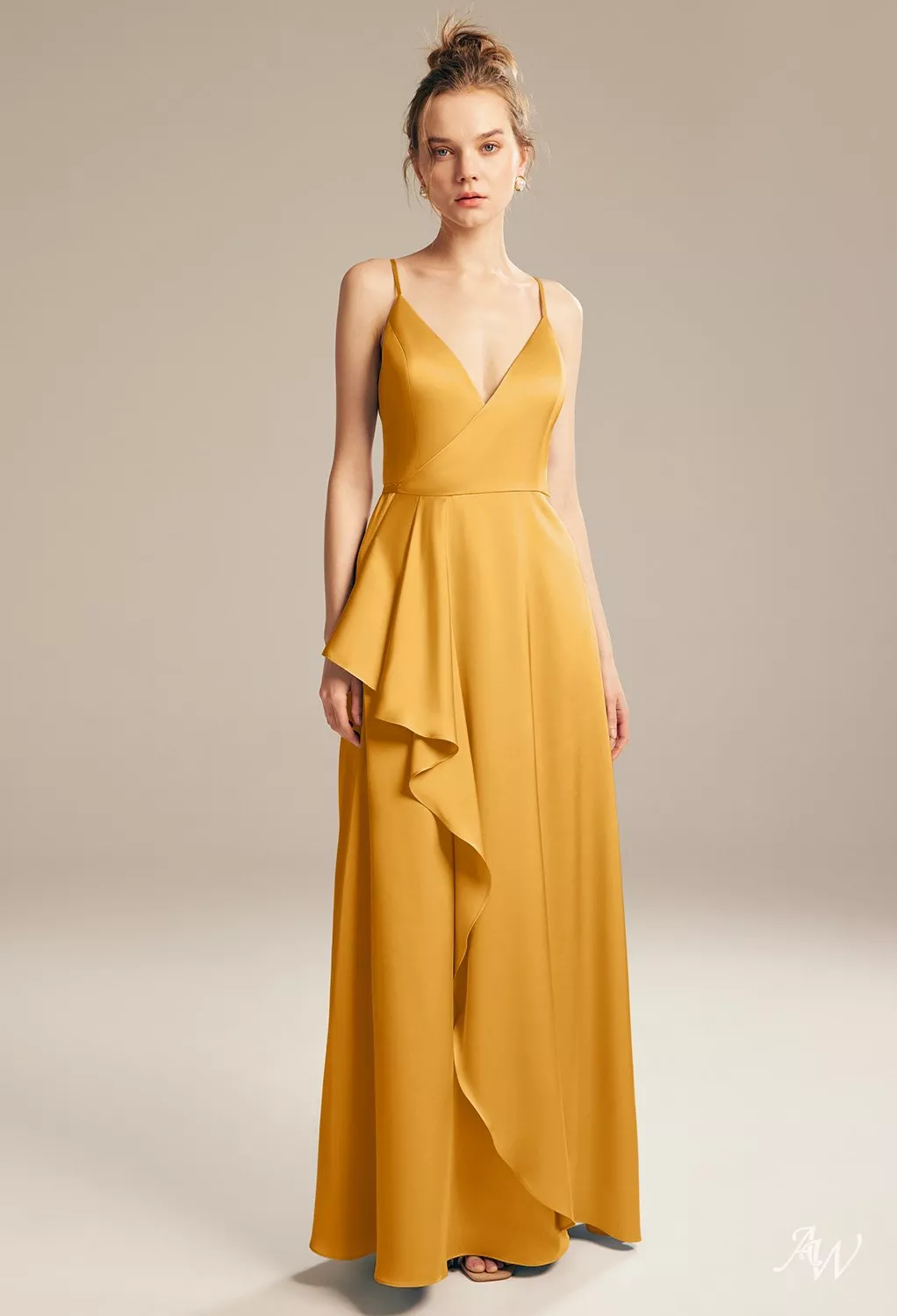 mango v neck satin dress Mango Women's V-Neck Satin Dress