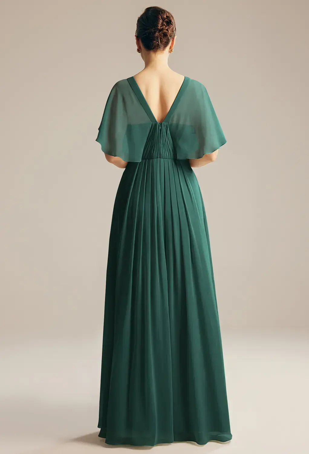 emerald green princess prom dress ZAPAKA Women Dark Green Prom Dress with Appliques Mermaid Lace-Up Back Party Dress, Dark Green / US2 main image 0
