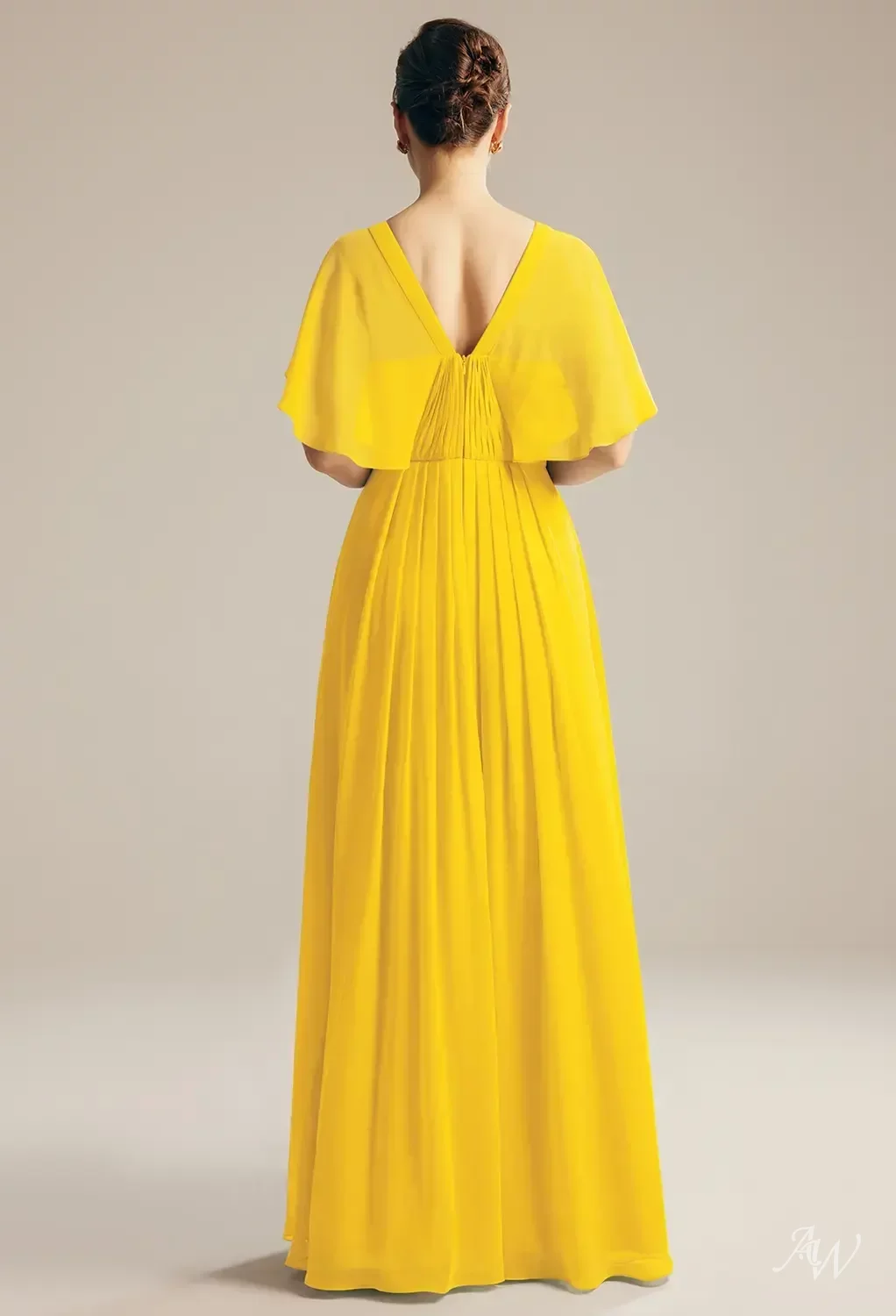 AW Kay Mustard Yellow Mother of the Bride Dresses | AW.Bridal