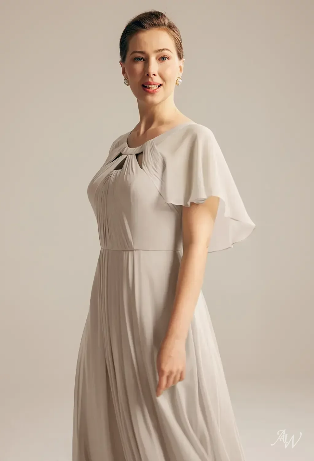AW Kay Taupe Mother of the Bride Dresses image4