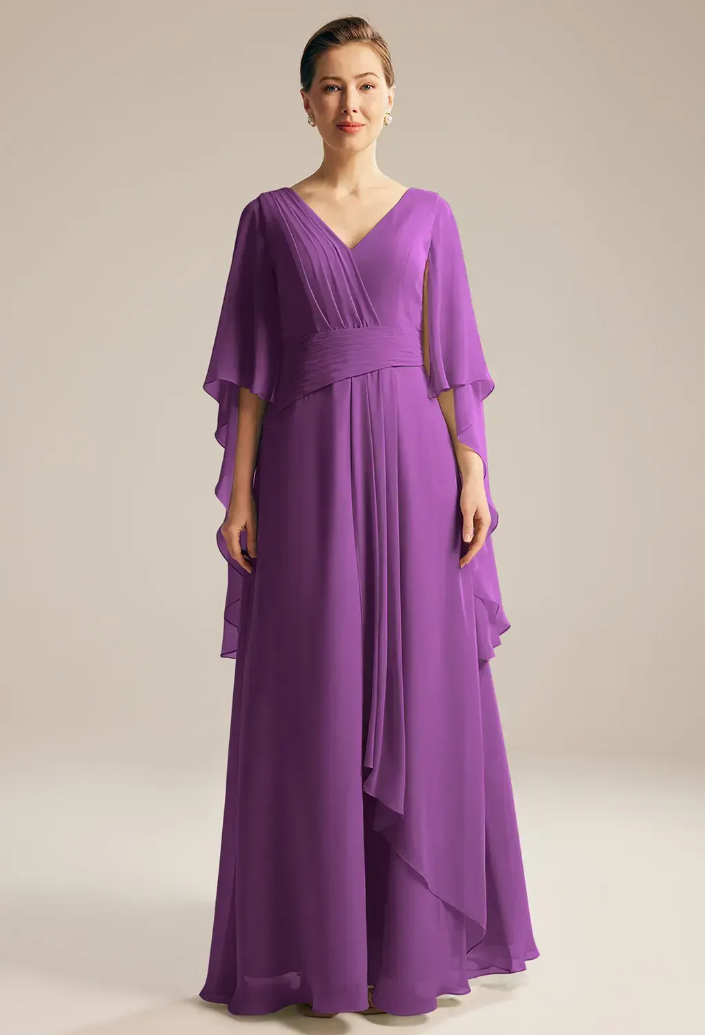 open lace back dress Dual Flutter Trim Smocked Top Midi Dress Lilac / XL