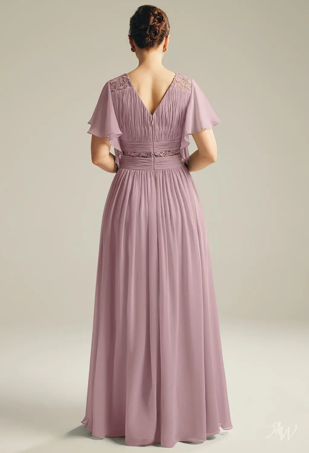 AW Marion Mauve Mist Mother of the Bride Dresses | AW.Bridal