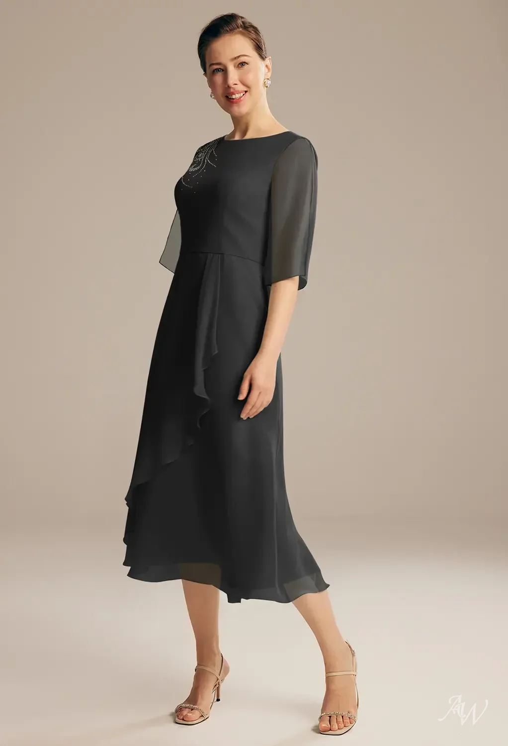 short black mother of the bride dresses Mother of the Bride Dress Style #21649