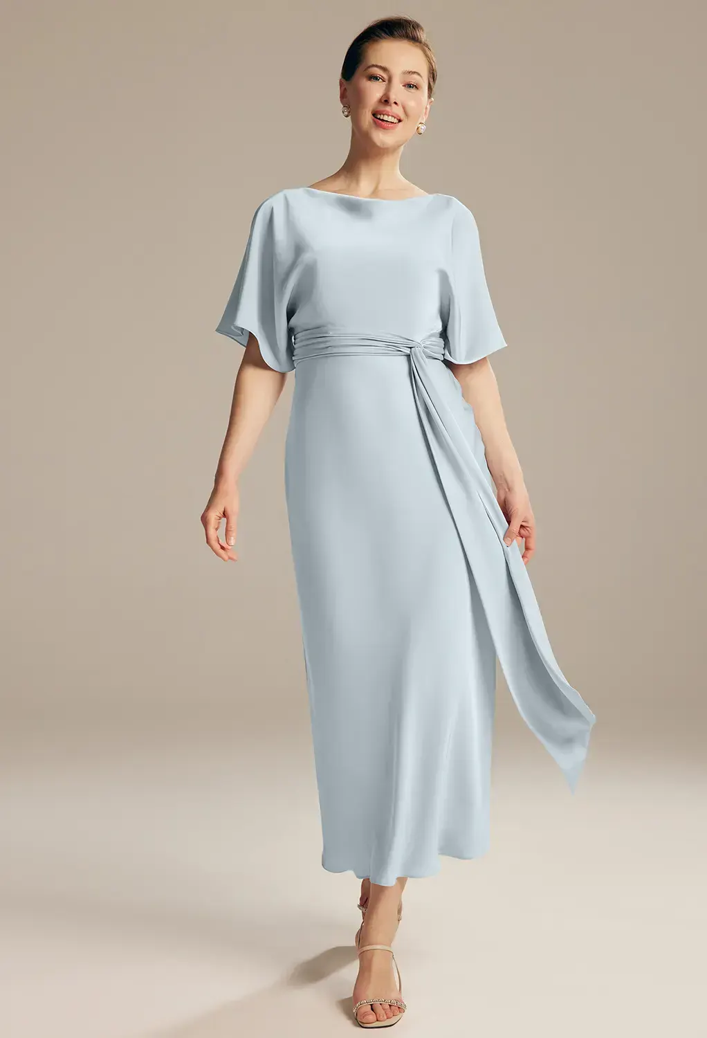 sachin and babi light blue dress Baby Blue Mother of the Bride/Groom Dresses