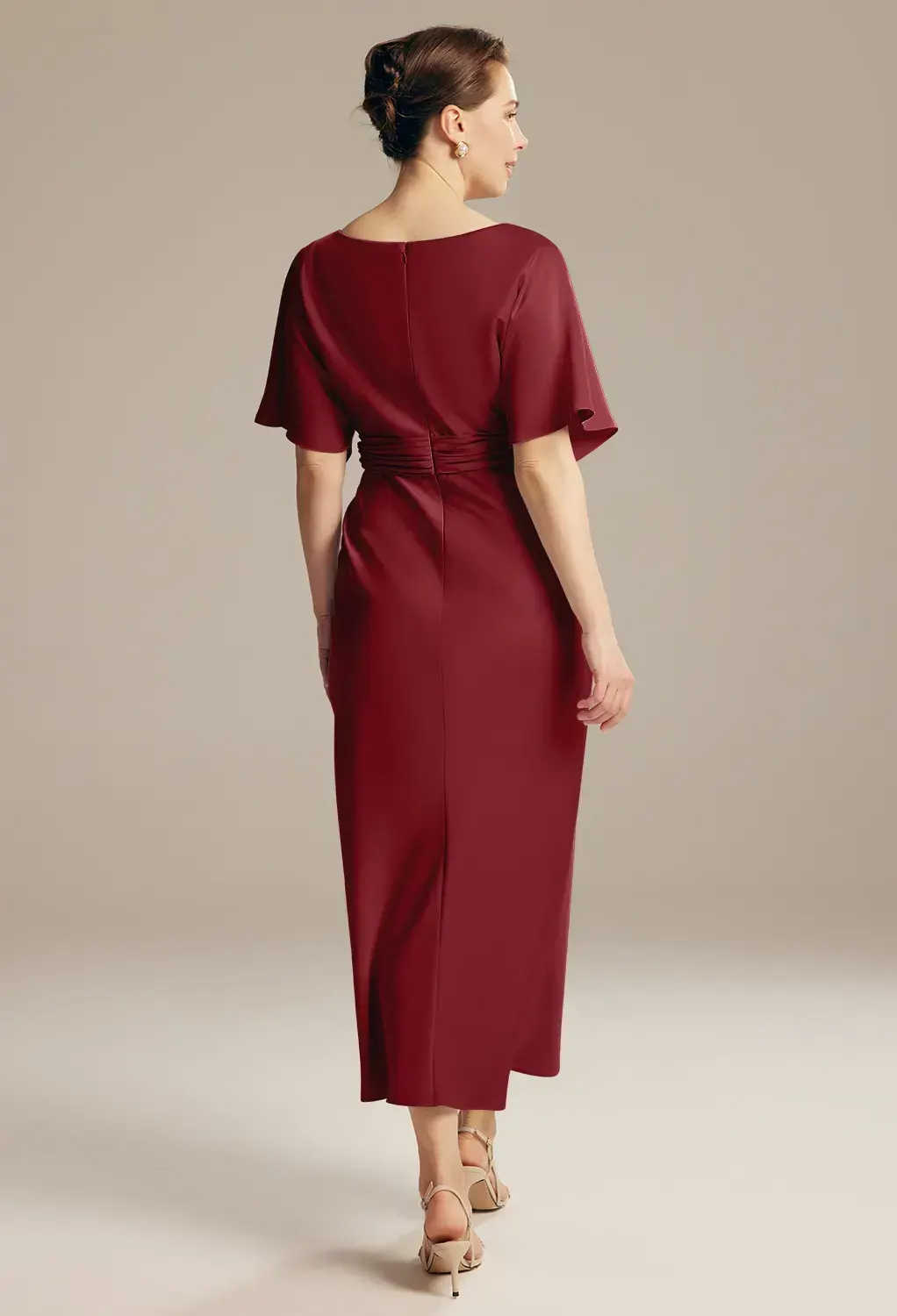 plus size burgundy cocktail dress Plus Size Burgundy Sequin Formal Dress| Wedding Outfit|Top Super Deals