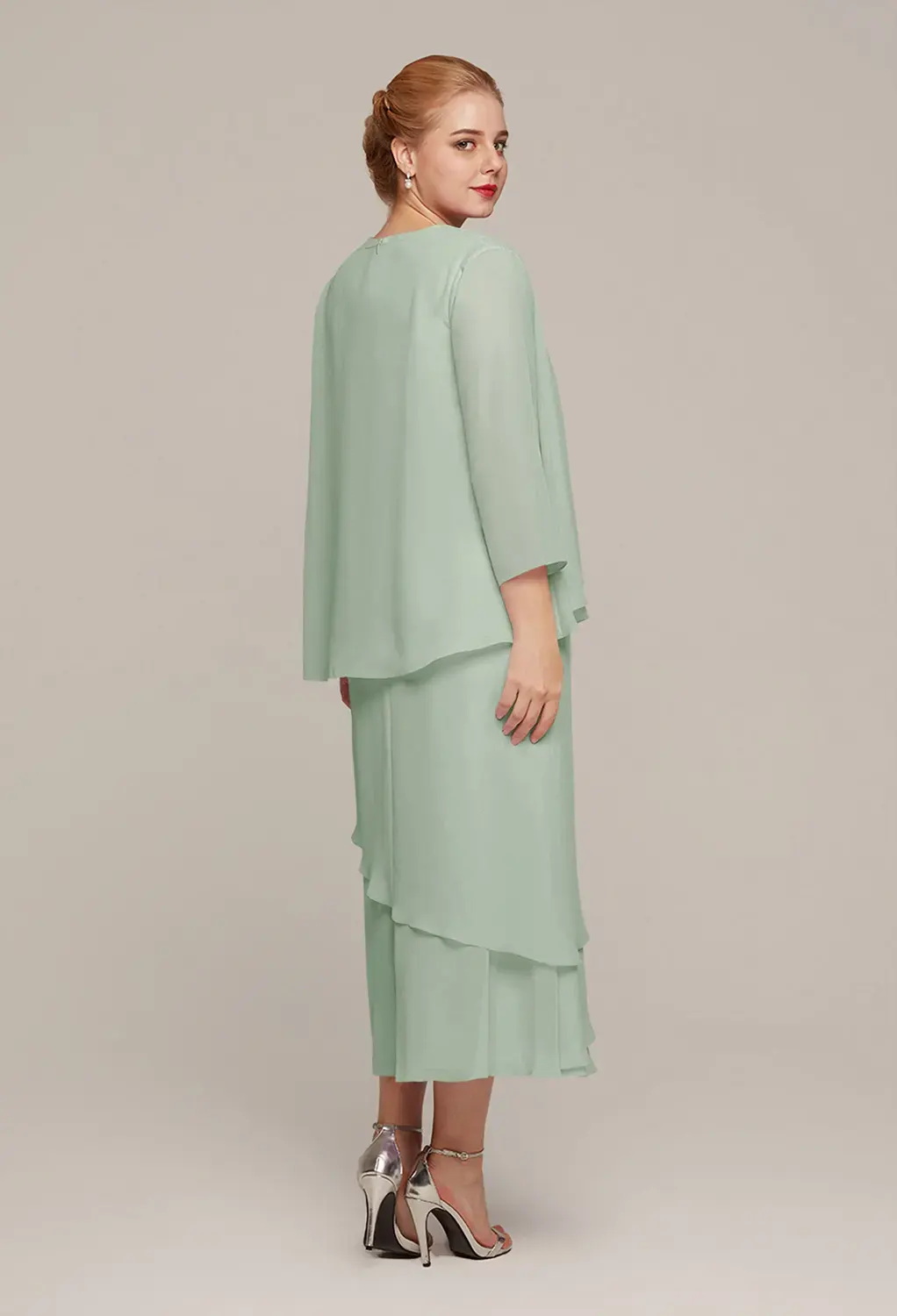 AW Babette Sage Green  Mother of the Bride Dresses