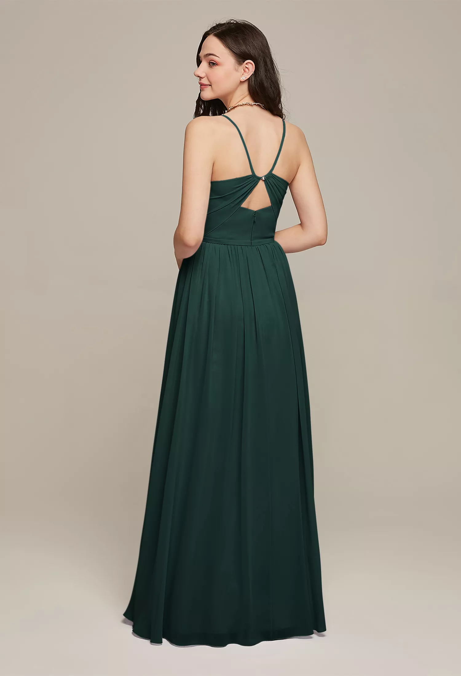 emerald green maternity bridesmaid dress Azazie A-Line/Princess Off-The-Shoulder Floor-Length Stretch Satin Maternity Bridesmaid Dresses