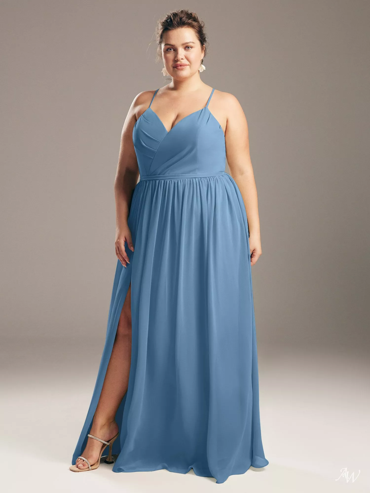niagara blue bridesmaid dresses Burgundy
