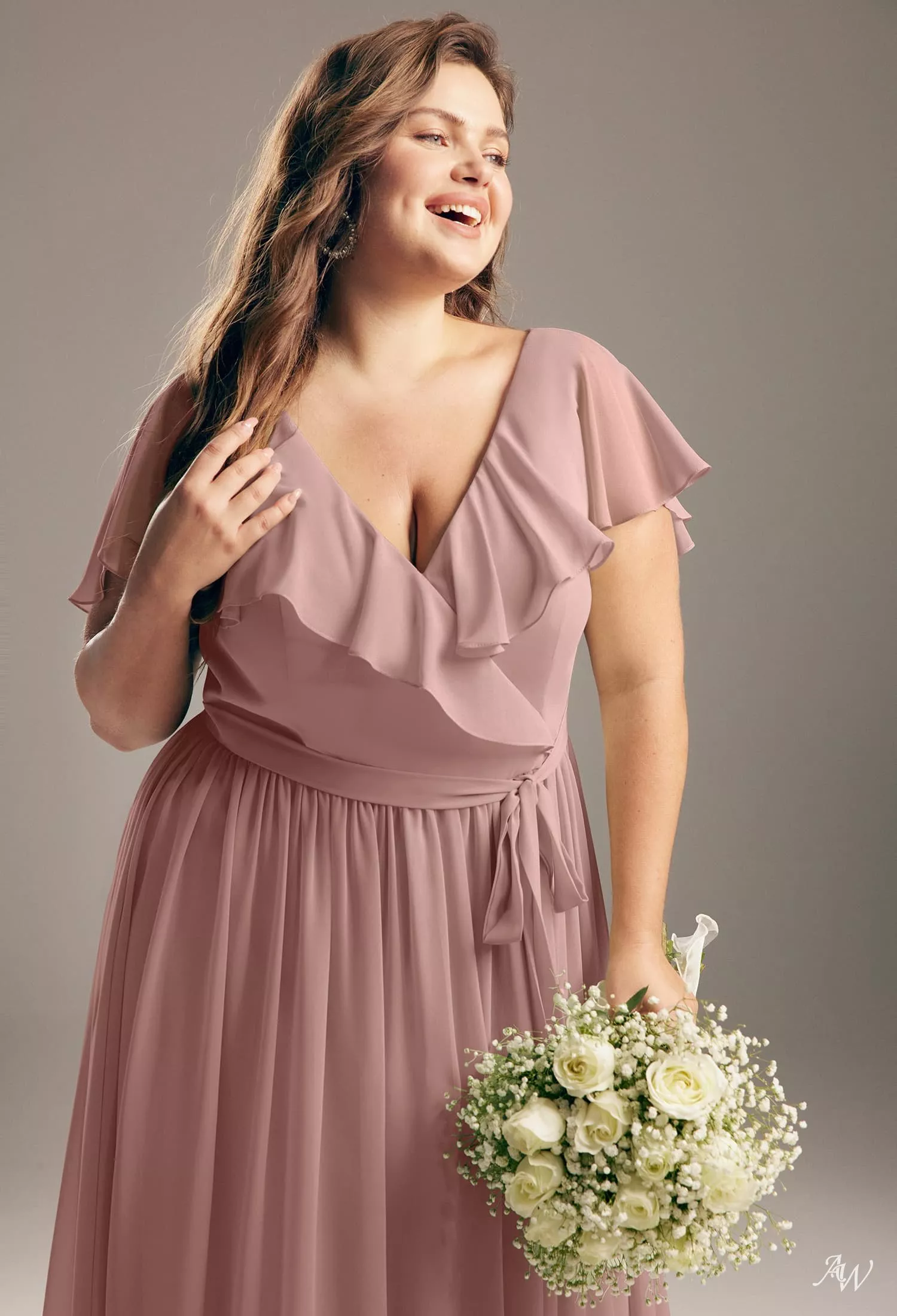 dusty rose plus size bridesmaid dress Dusty Rose Bridesmaid Dress Nude Infinity Convertible Dress, Formal Prom  Dress, Party Maternity Dress Maternity Dress Plus Size & Petite