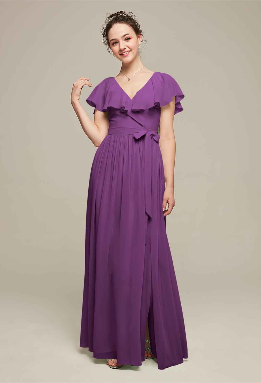 Plus Size Purple Wedding Dress Bethany Dress