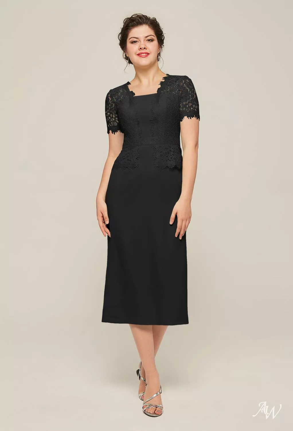 black lace mother of bride dress Kinsley Beaded Mothers Dress main image 1