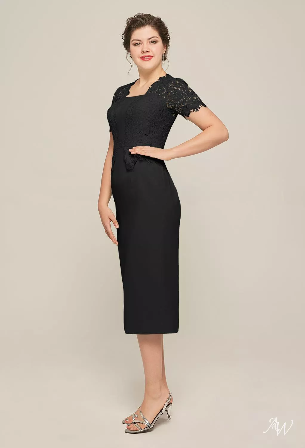 AW Zenia Black Mother of the Bride Dresses | AW.Bridal