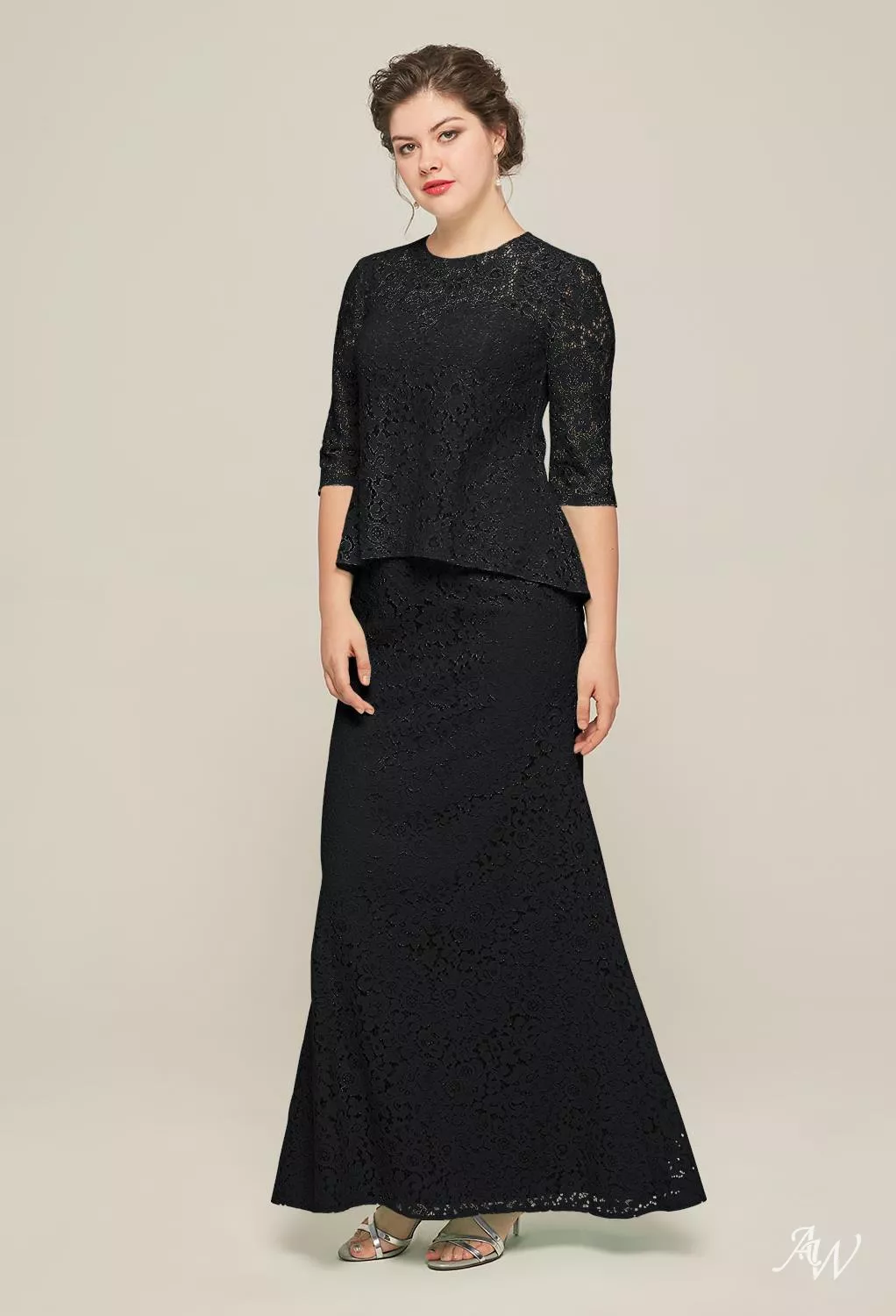 mermaid wedding dress no lace Elegant Mermaid V-neck Open Back Lace Wedding Dresses with Court Train,MW380 main image 1