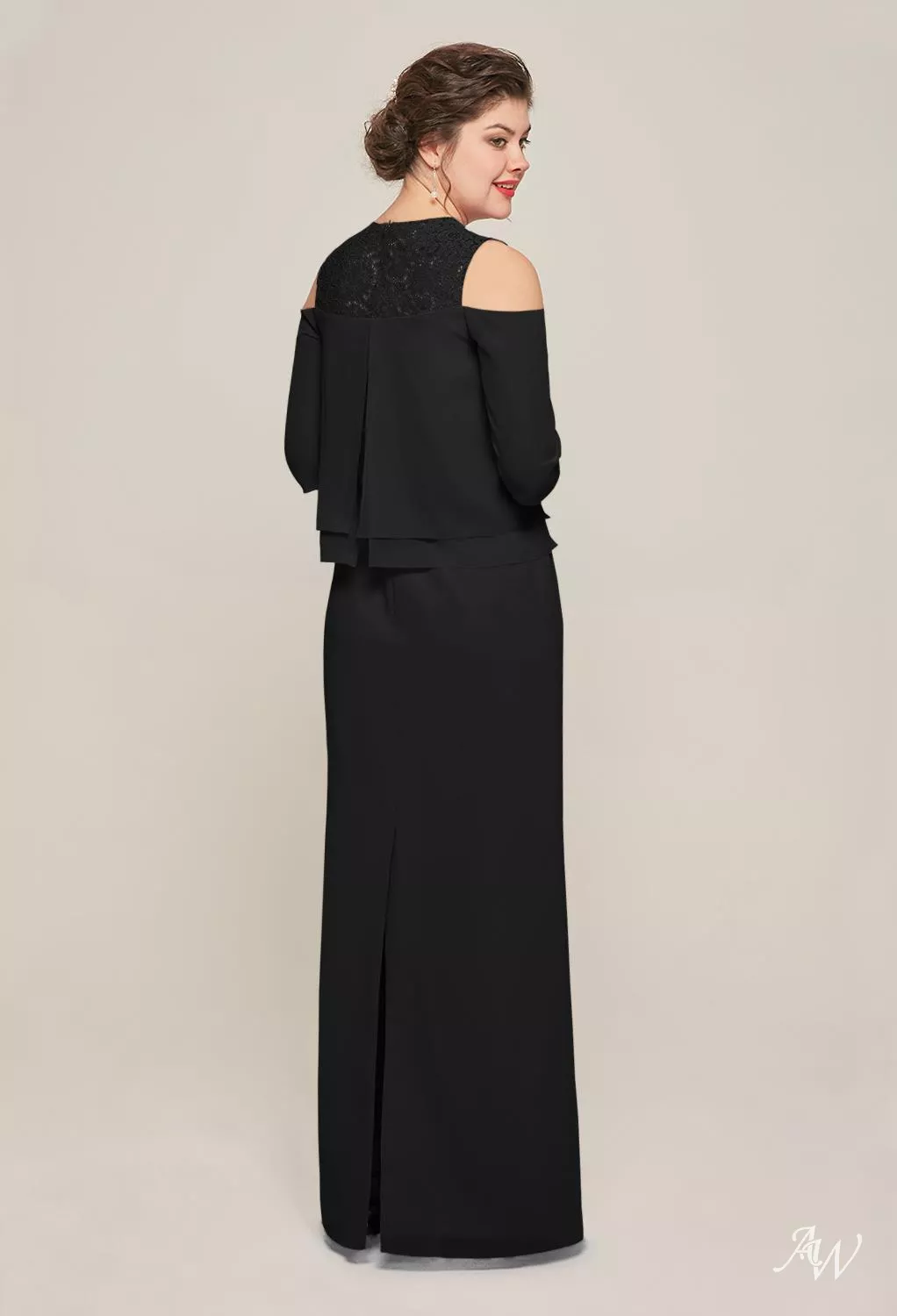 AW Judy Black Mother of the Bride Dresses | AW.Bridal