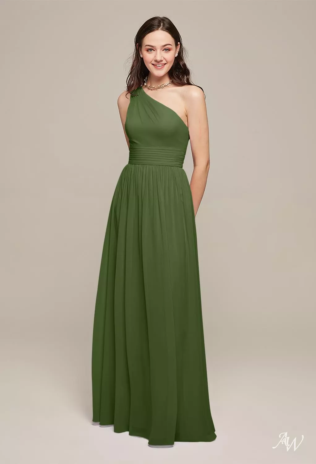 alexis green strapless dress Lady Black Tie - Alexis Gown - Satin & Lace Strapless Fitted Gown main image 1