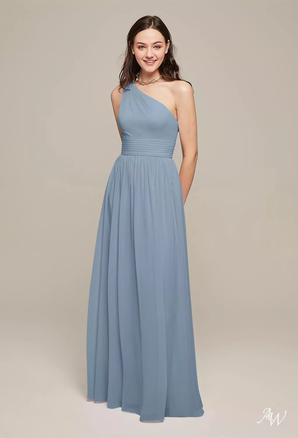 blue dress plus size Idia Plus Size Evening Gown In Royal Blue