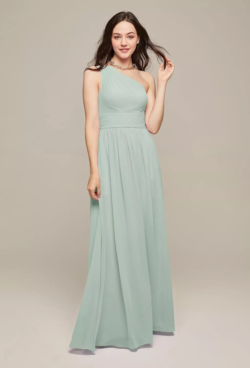 Sage Green, Dusty Sage, Chiffon Bridesmaid Dresses Page 5 | AW.Bridal