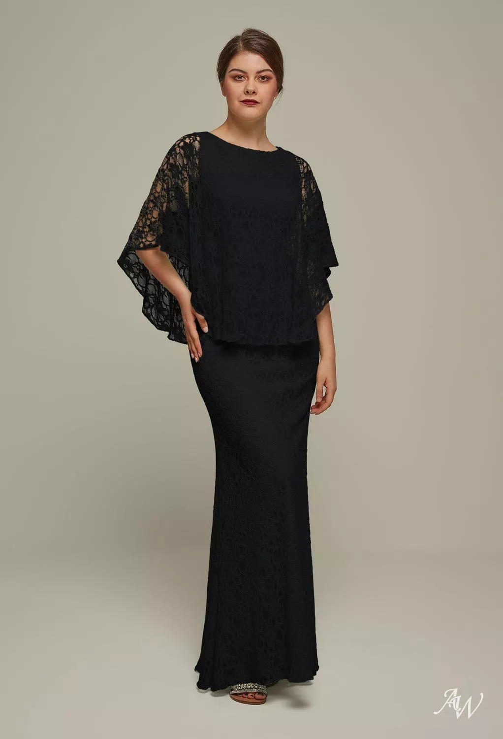 mother of the bride dresses black lace Long Mother of the Bride Glitter Dress