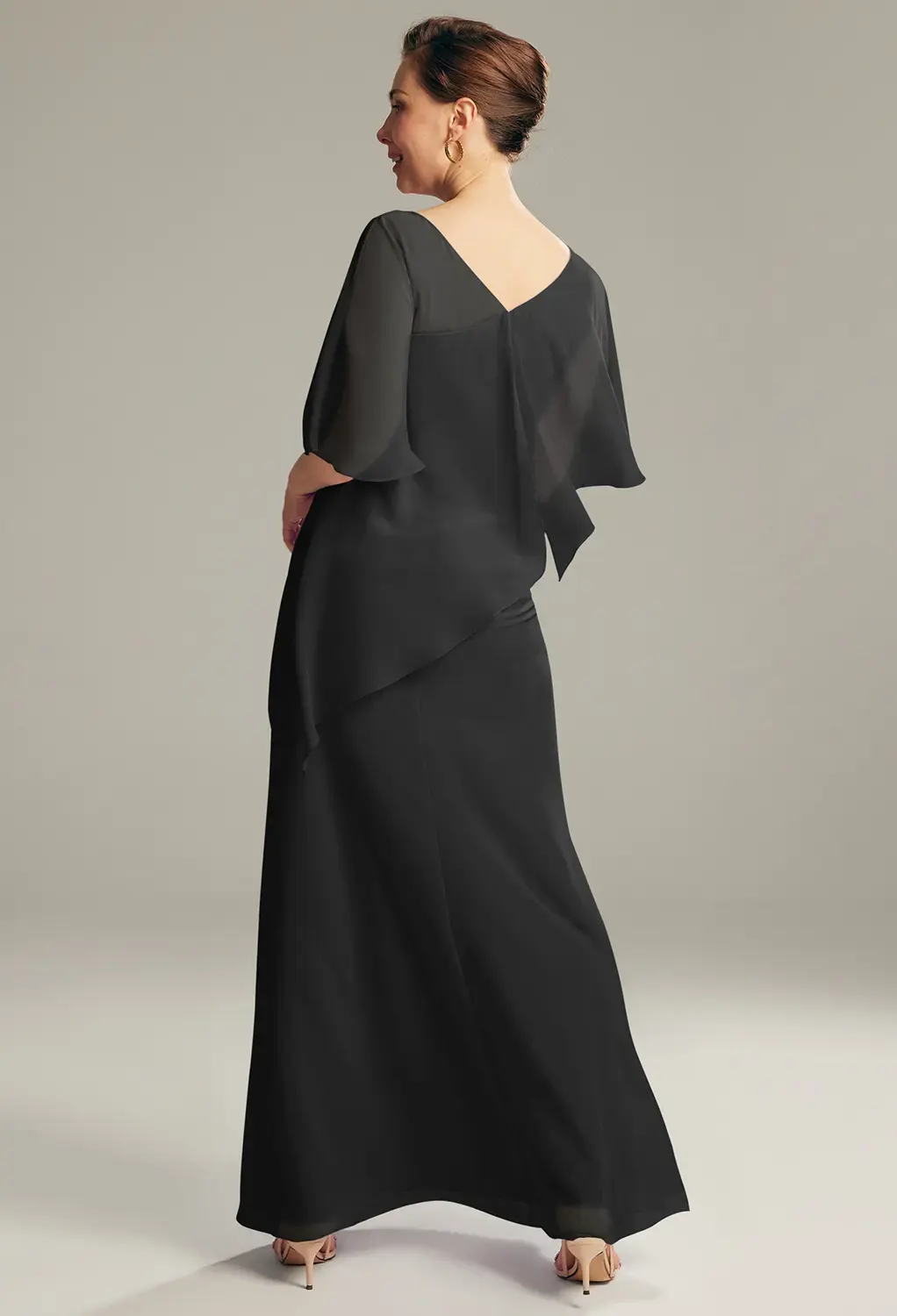 AW Virga Black  Mother of the Bride Dresses
