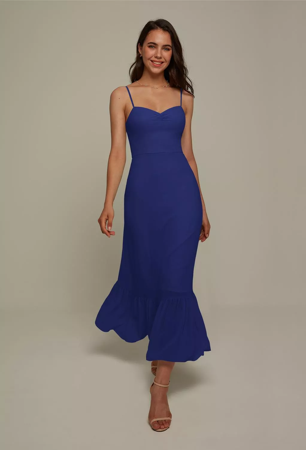 Royal Blue Casual Wedding Guest Dresses | AW.Bridal
