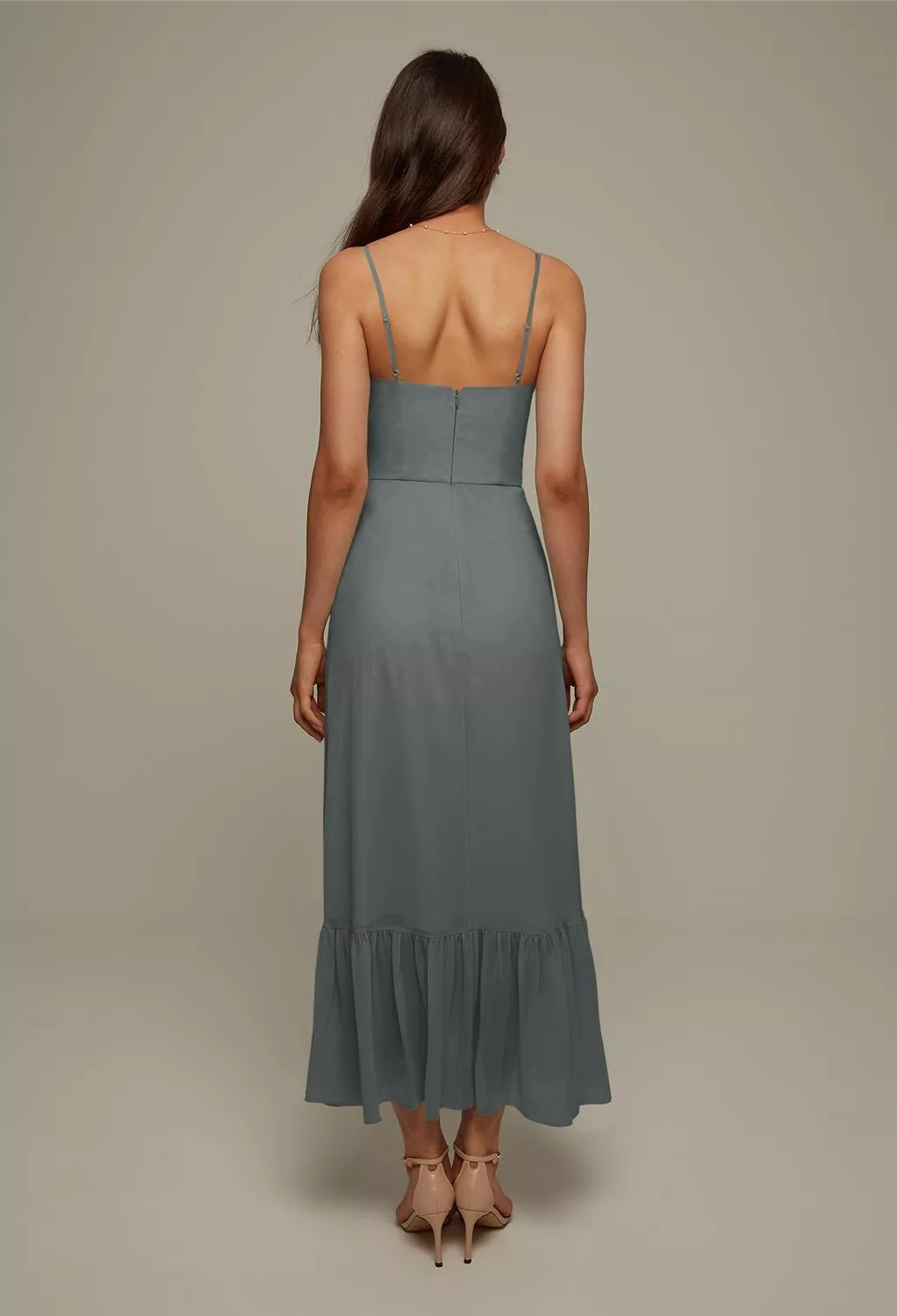 create bridesmaid dresses online Clem Floral Maxi Dress in Blue Jay Multi