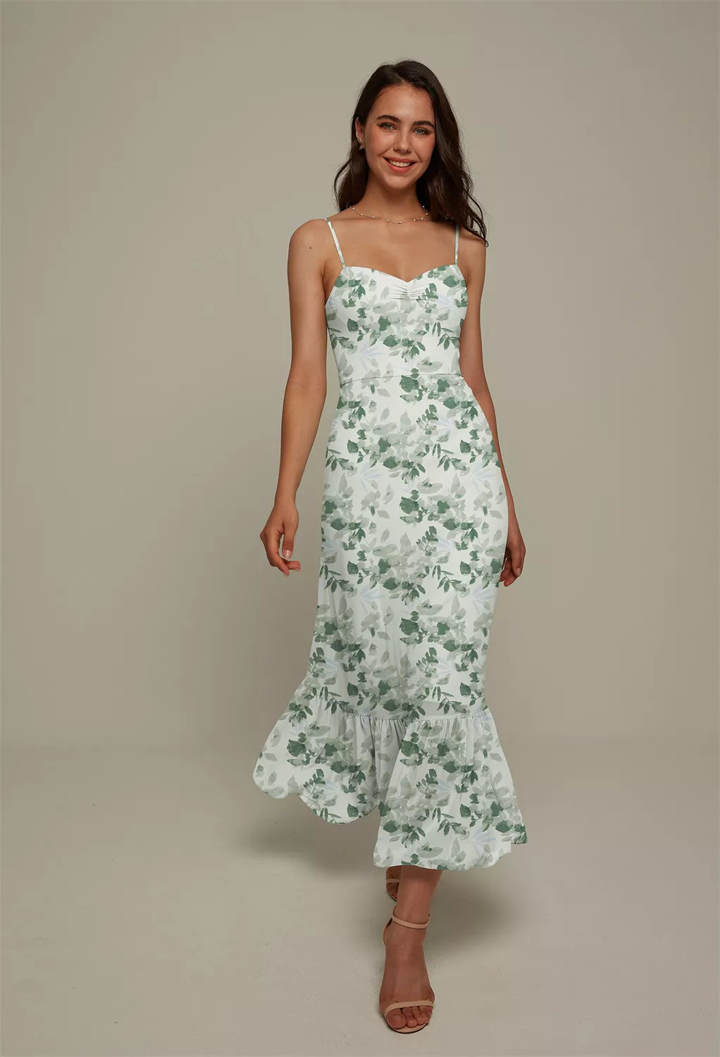 elegant champagne dresses Strapless Long Formal Dress with Overlay Champagne / 4 AS REVIVAL | Power Color:Khaki Green cf-color-dark-caramel Fully Lined