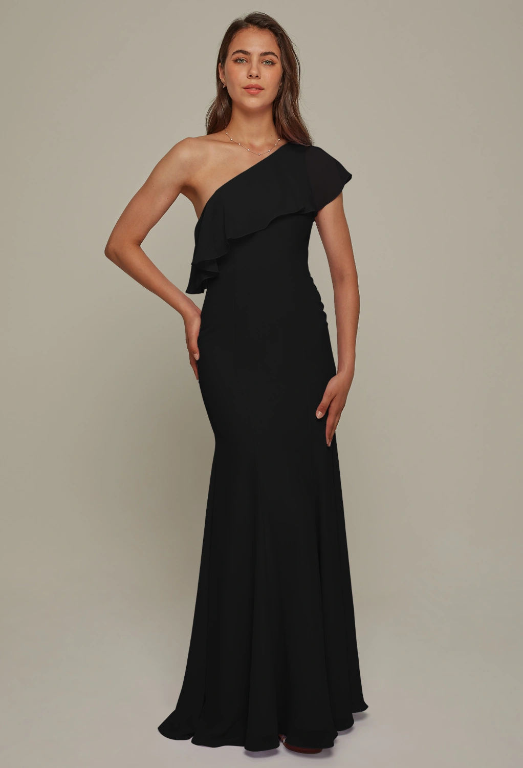 plus size bridesmaid dresses usa Classy Sleeveless One Shoulders Pleats Long Taffeta Bridesmaid Dresses