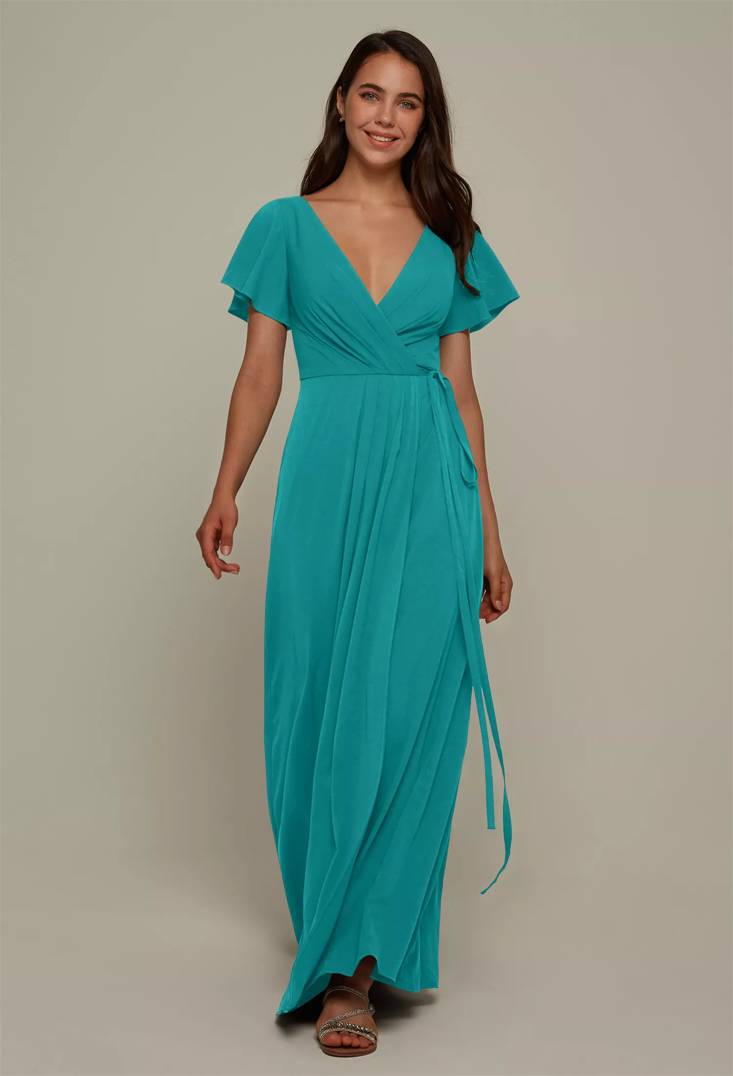slim fit dress slacks Plus Size Turquoise Sequin Formal Dress