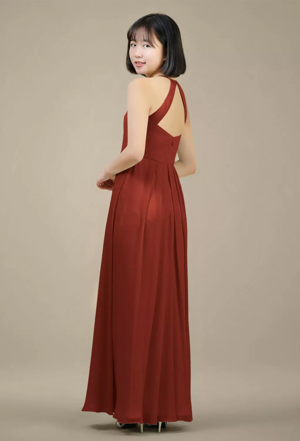 Rust Junior Bridesmaid Dresses | AW.Bridal