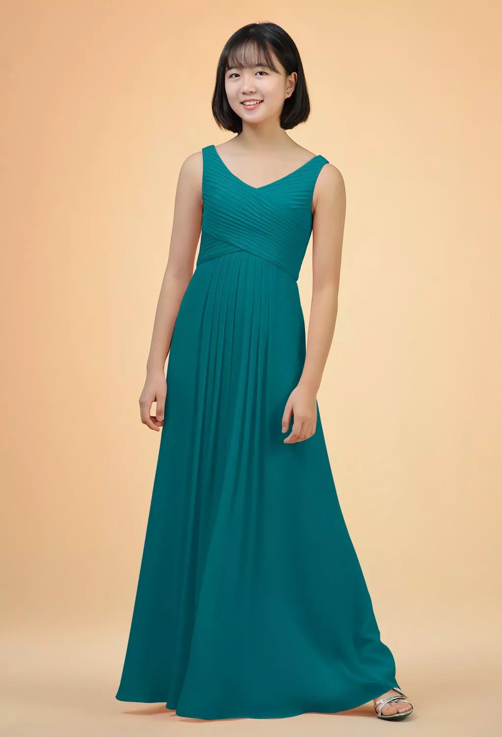 Turquoise Junior Bridesmaid Dresses | AW.Bridal