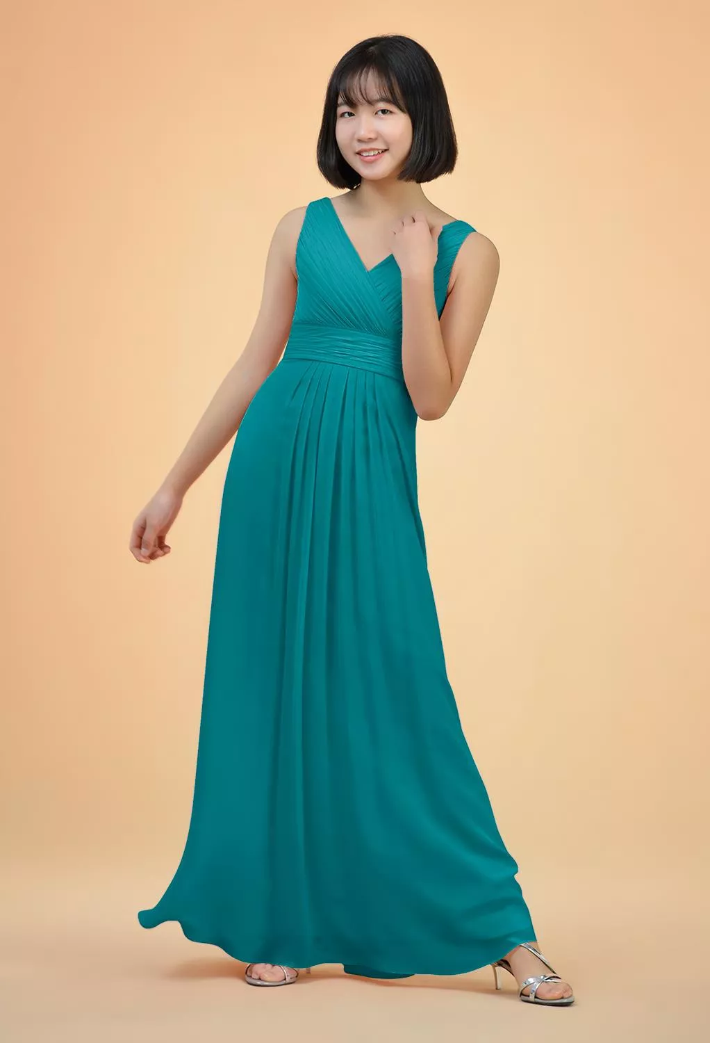 Turquoise Junior Bridesmaid Dresses | AW.Bridal