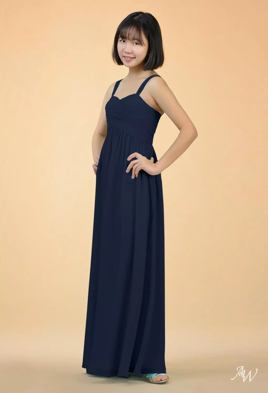 AW Abigail Navy Bridesmaid Dresses