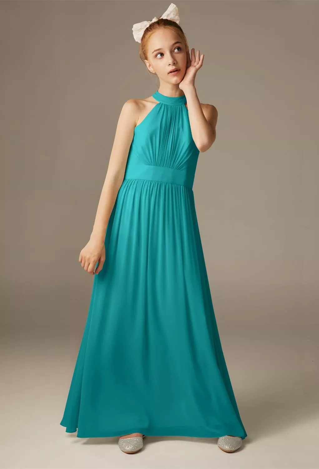 tiffany blue junior bridesmaid dresses Tiffany Blue Bridesmaid Dresses Convertible – Lisposa main image 1