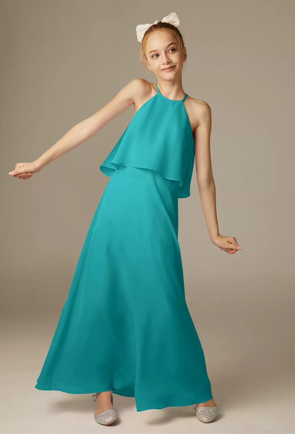 Turquoise Junior Bridesmaid Dresses | AW.Bridal