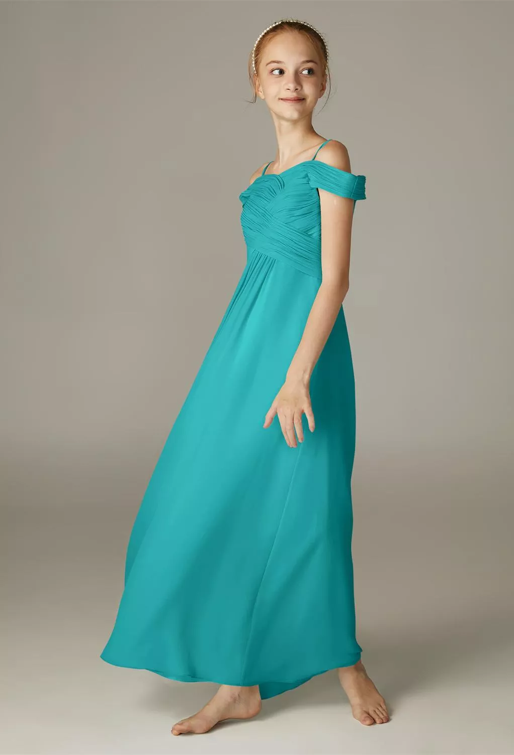 Turquoise Junior Bridesmaid Dresses | AW.Bridal