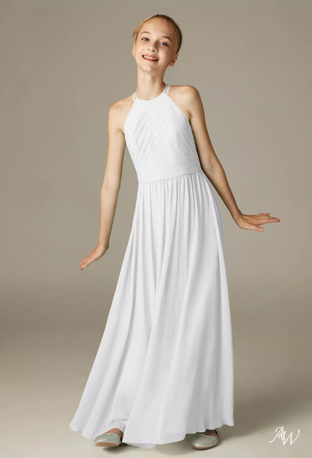 AW Madeline White Bridesmaid Dresses | AW.Bridal