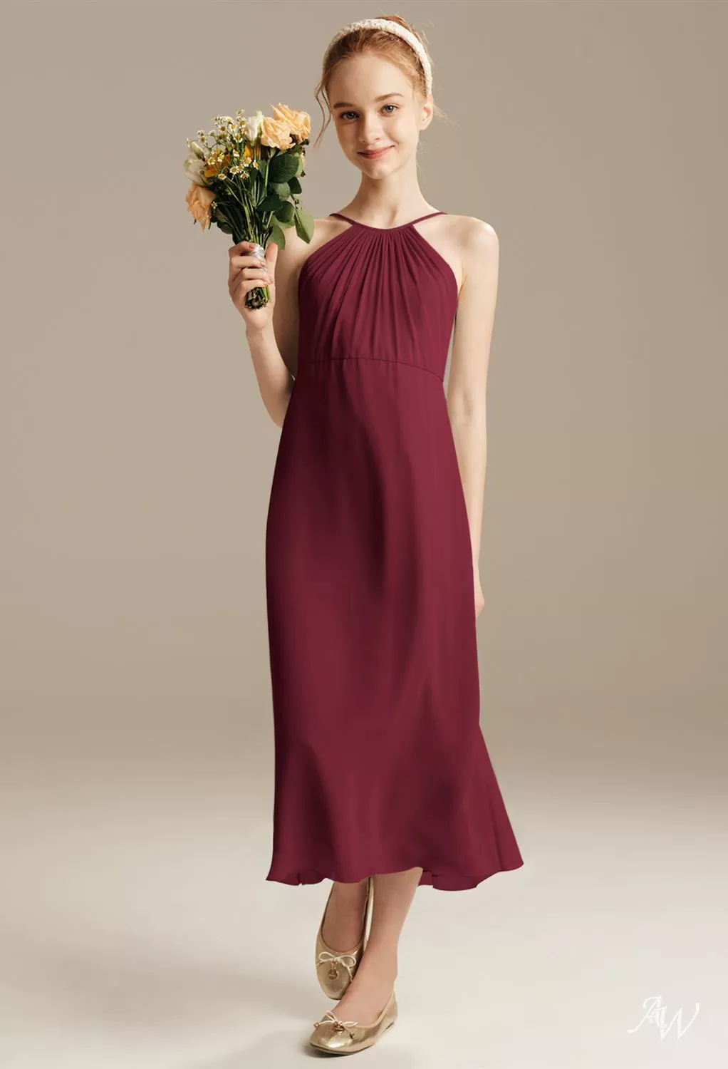AW Poppy Burgundy Bridesmaid Dresses | AW.Bridal