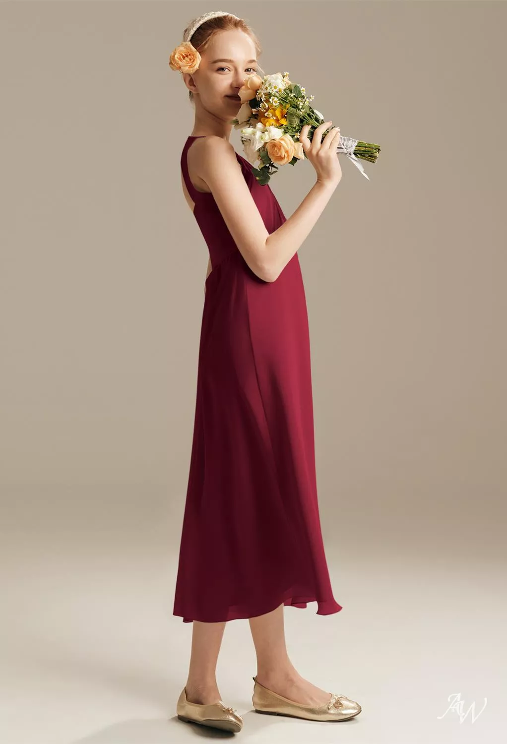 poppy bridesmaid dress AW Jester Red Dresses Lace