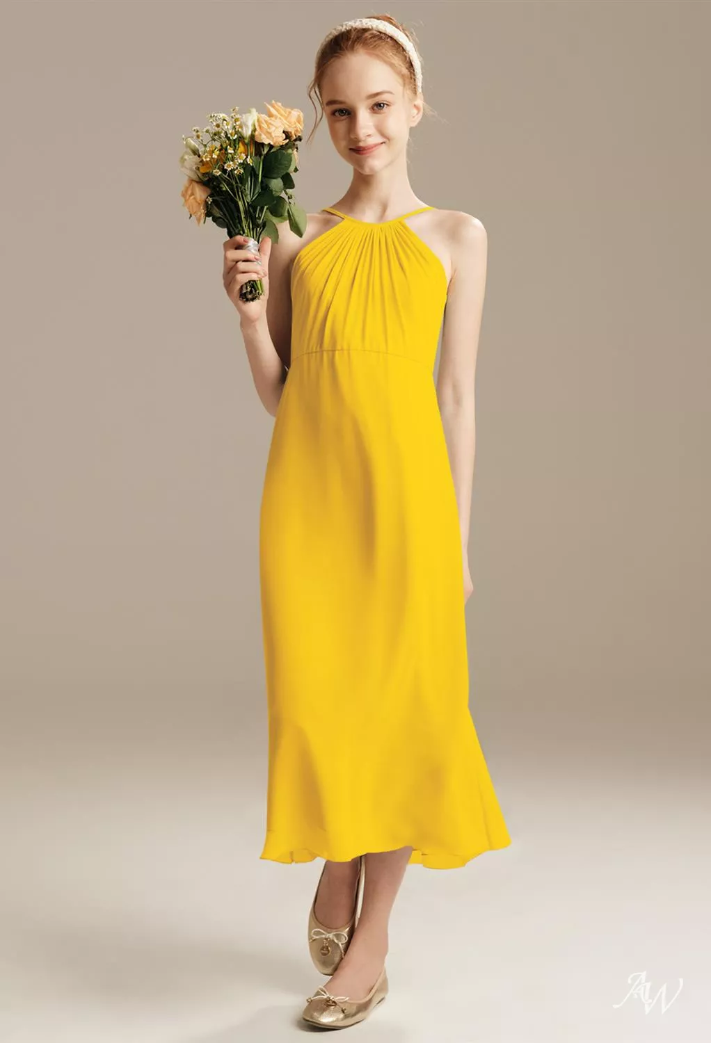 poppy bridesmaid dress Deep V-Neck Long Black Formal Dress with Poppy Print– PromGirl main image 0