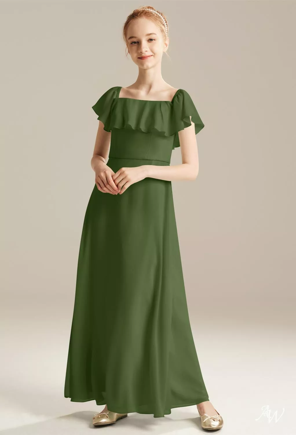 green emerald velvet dress Women's Short Sleeve Flex Dress main image 0
