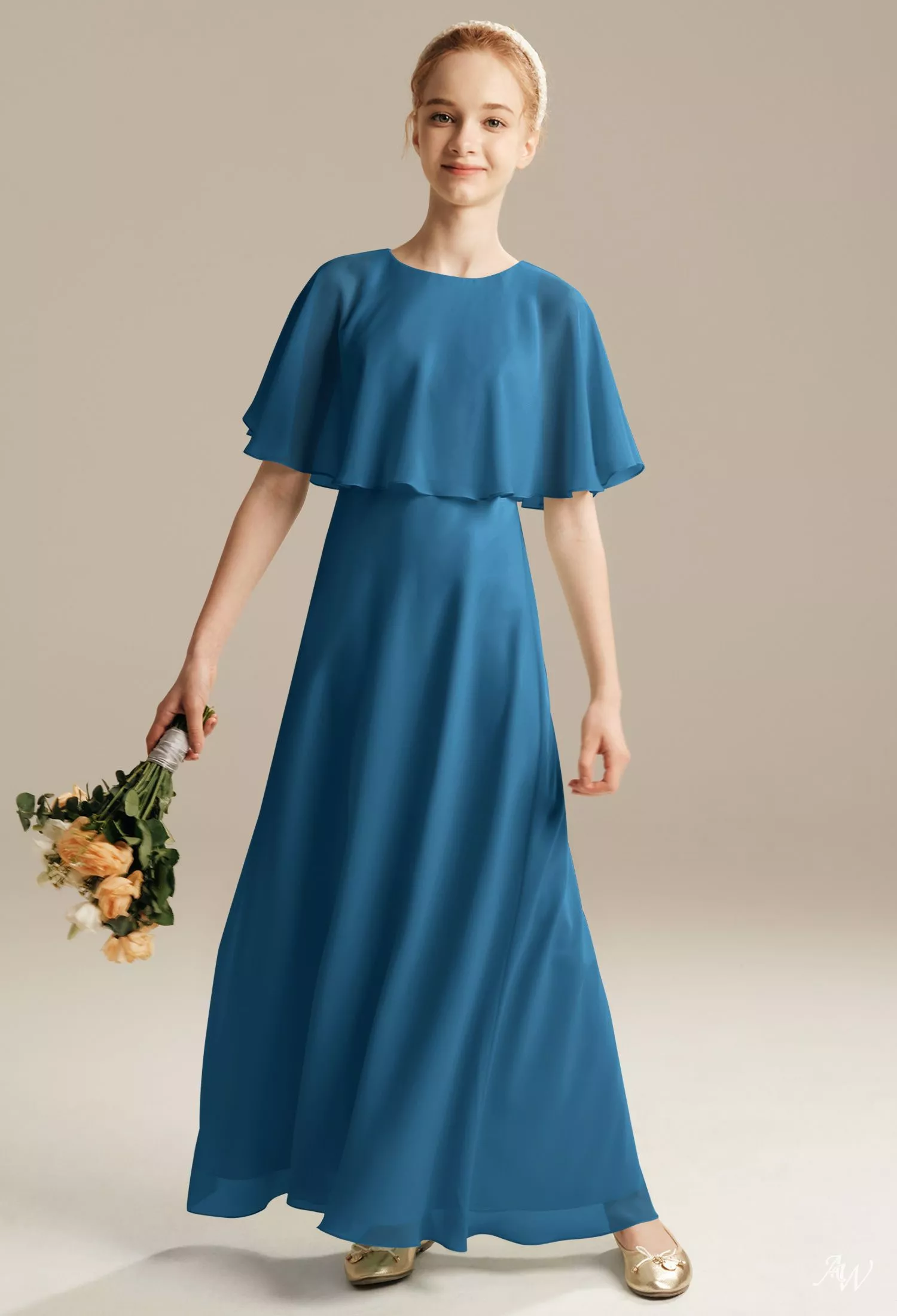 AW Ximena Ink Blue Bridesmaid Dresses | AW.Bridal