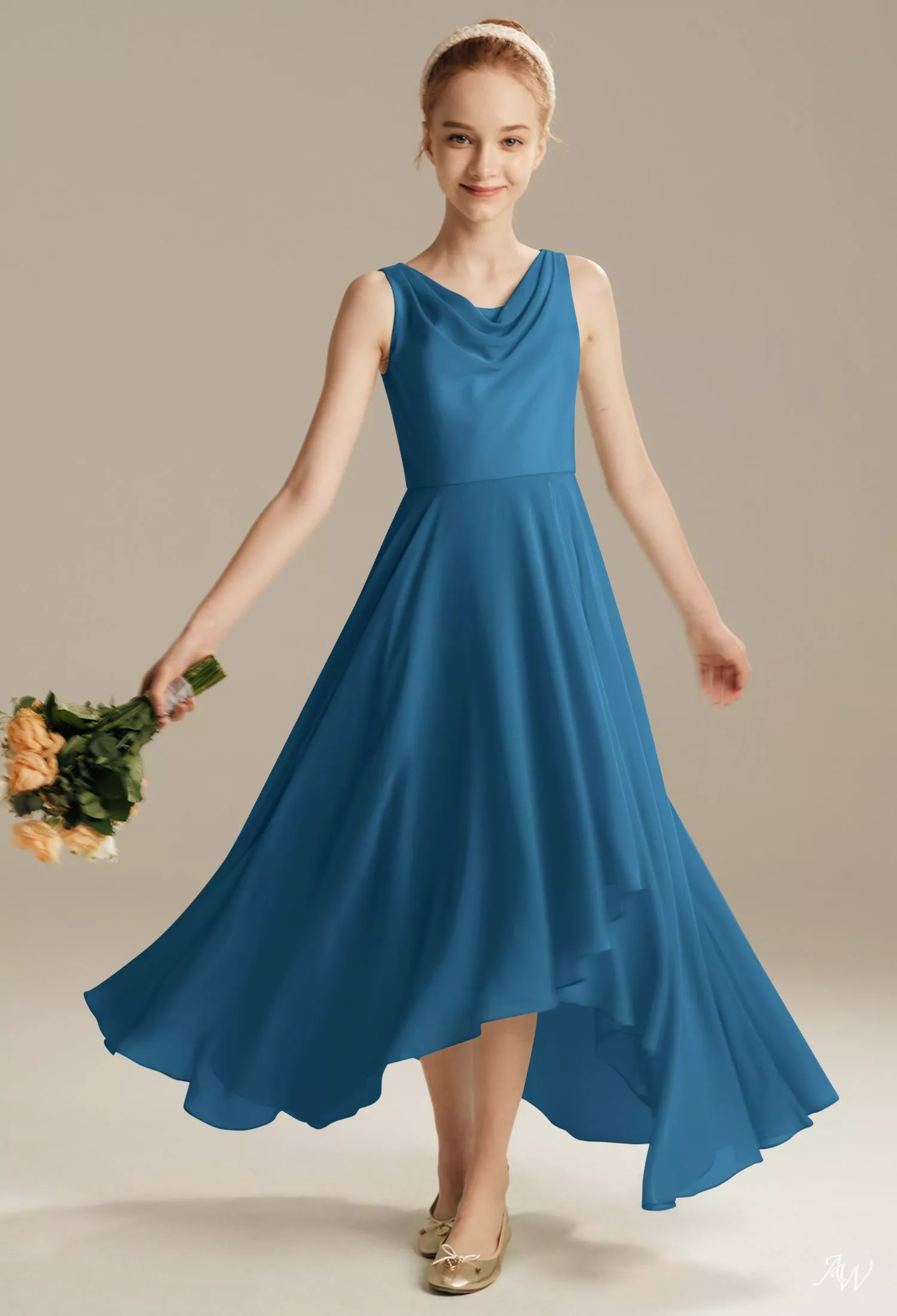 AW Thermal Ink Blue Bridesmaid Dresses