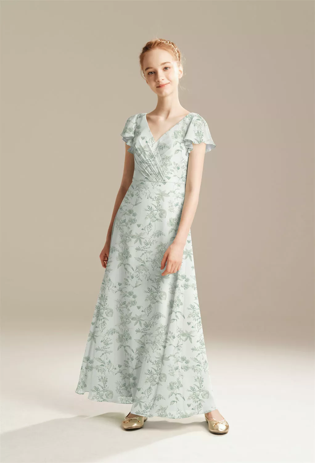 mint green jr bridesmaid dress Wedtrnd Women Green High Low Square Neck Asymmetrical Lace Junior  Bridesmaid Dress Wedding Guest Dress – WEDTREND main image 0