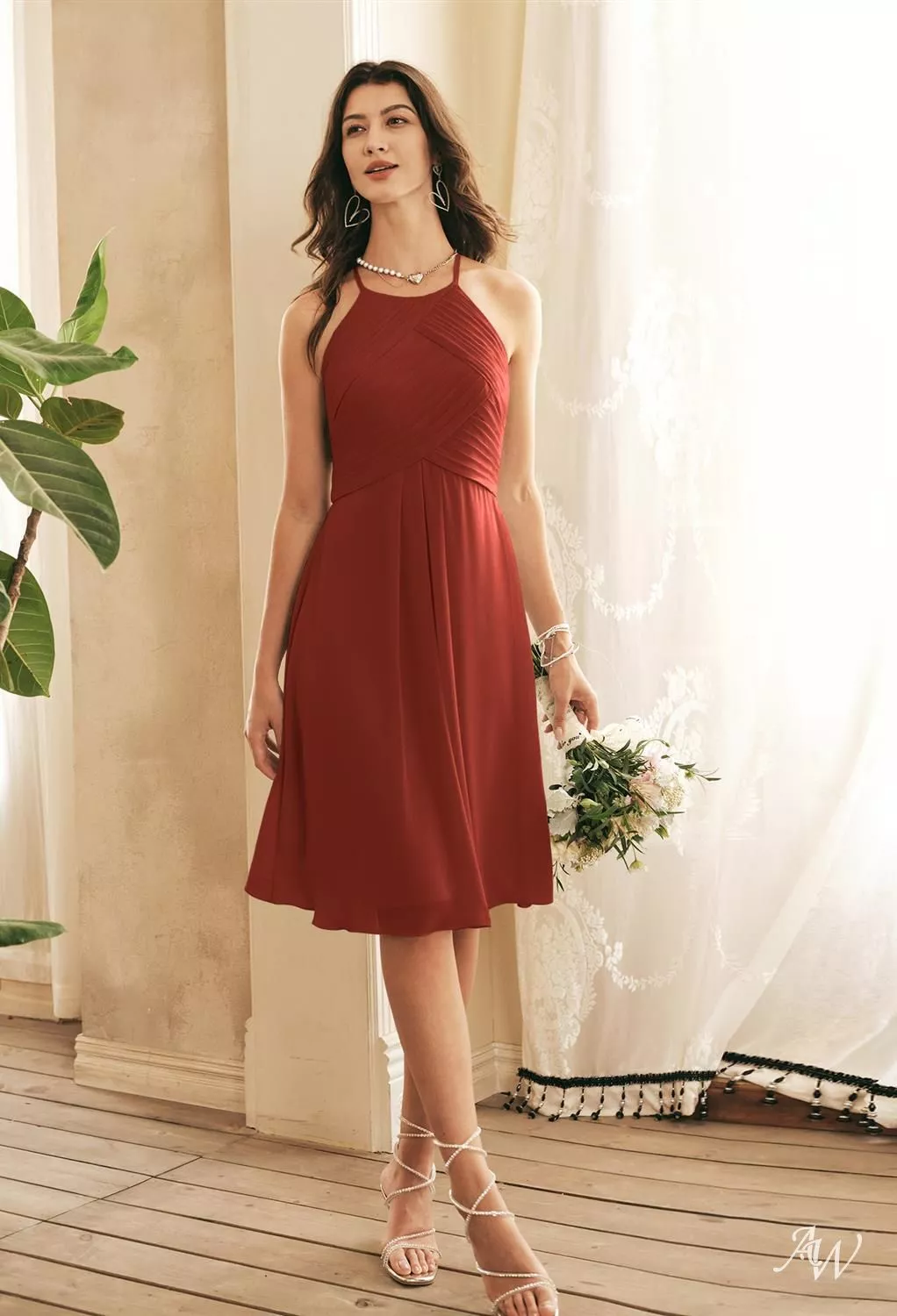 AW Becky Rust Bridesmaid Dresses | AW.Bridal
