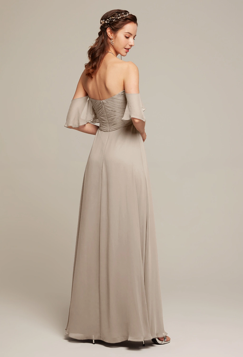 taupe maternity bridesmaid dresses Mocha Taupe Infinity Dress Bridesmaid Multiway Convertible Dress Made
