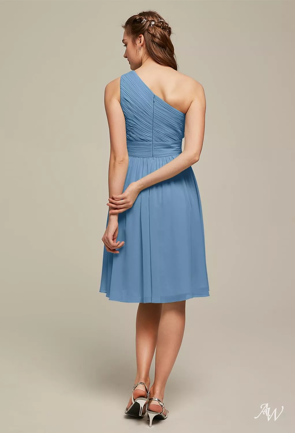 blue dress for baby girl Navy Blue Velvet Knee Length Simple Bridesmaid Dresses, Short Blue Vel –  Cutedressy main image 1