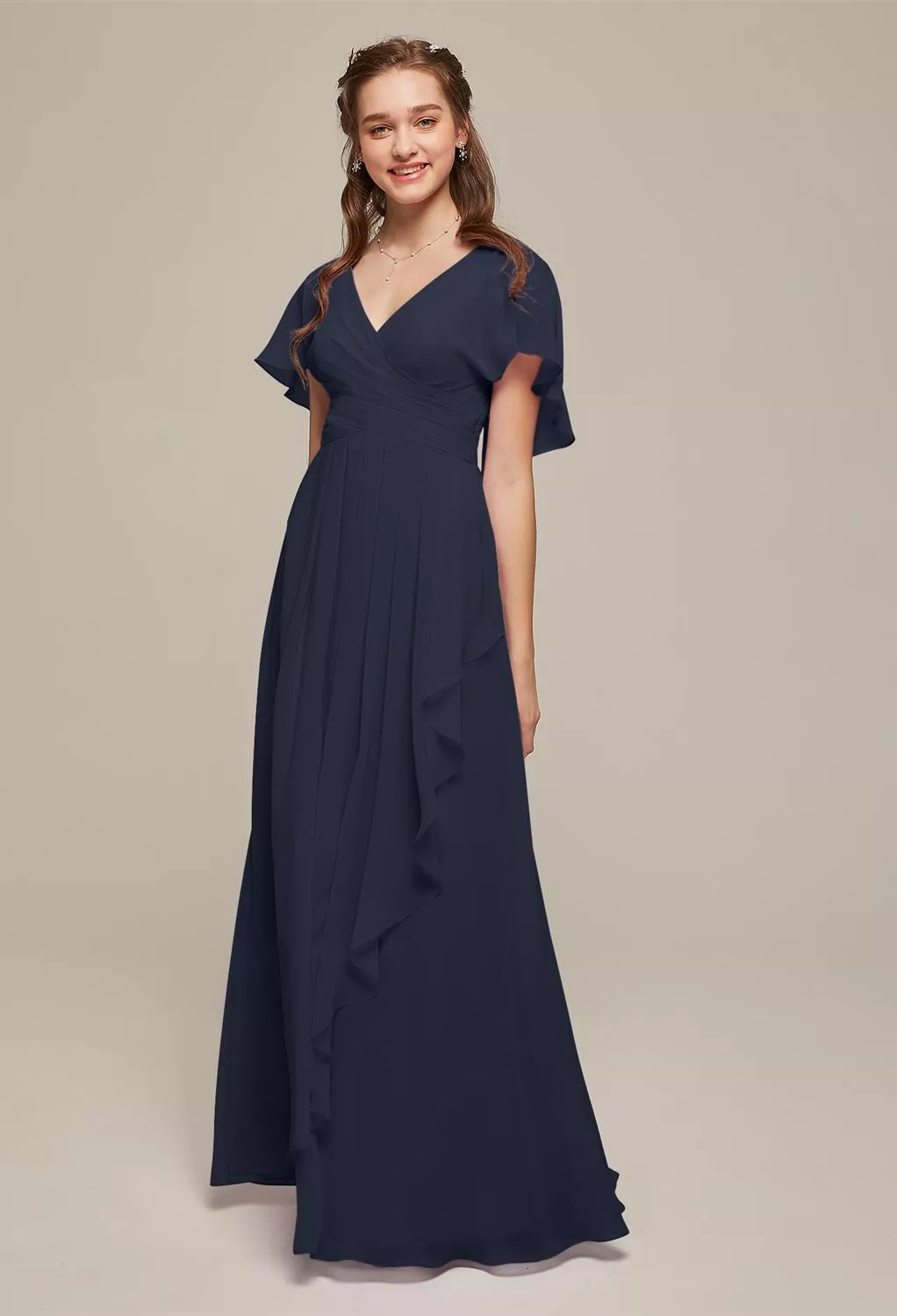 Dark Navy Maternity Bridesmaid Dresses